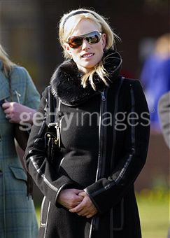 Zara Phillips @ Cheltenham Horse Racing in Roberto Cavalli