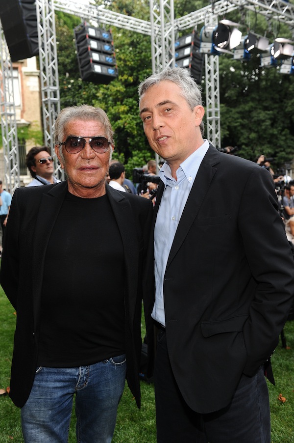 Roberto Cavalli and Stefano Boeri