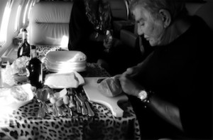 Roberto Cavalli in-flight cooking