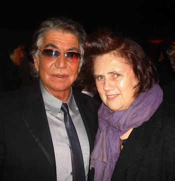 Roberto Cavalli e Suzy Menkes