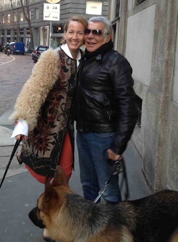 Roberto Cavalli with Susan Plagemann