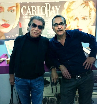 Roberto Cavalli with Carlo Bay