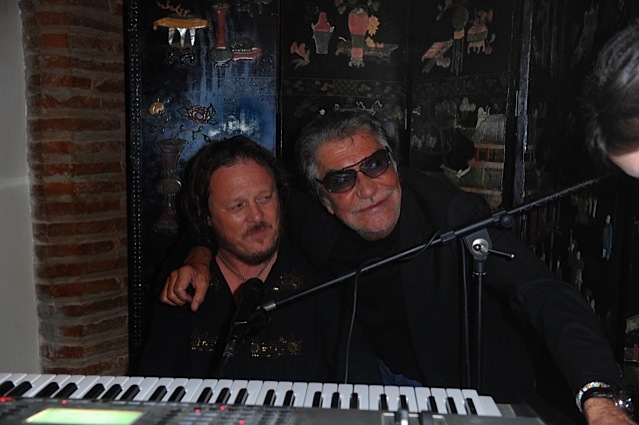 Roberto Cavalli with Zucchero