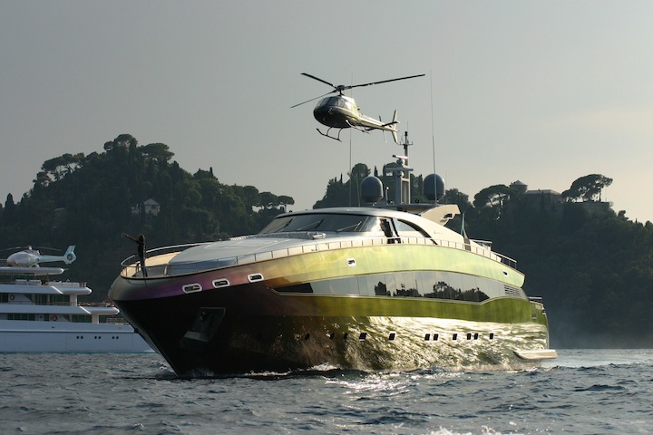 Roberto Cavalli's boat