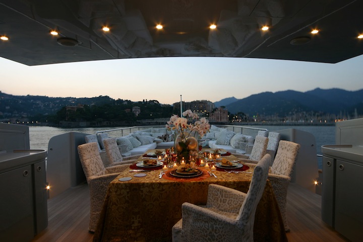 Roberto Cavalli's boat