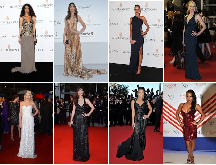 Celebrities in Roberto Cavalli - Festival de Cannes 2012