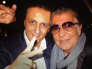 Roberto Cavalli with Daniele Corvasce