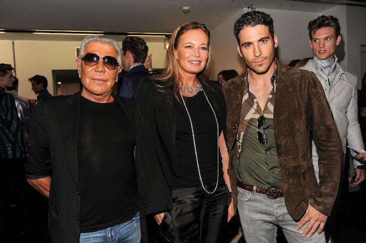 Roberto Cavalli Eva Cavalli Miguel Angel Silvestre