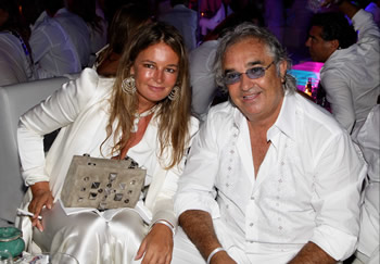 Eva Cavalli with Flavio Briatore