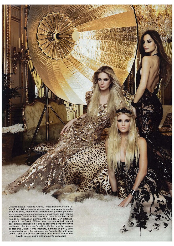 Roberto Cavalli Flagship Store in Madrid, published in Hola Spain July 4th, 2012 issue.