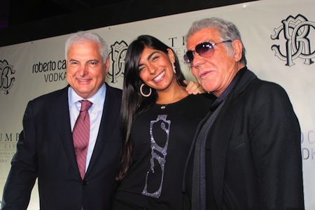 Roberto Cavalli with Ricardo Martinelli