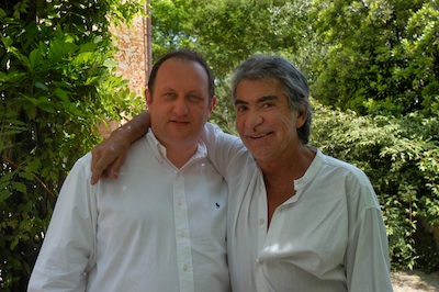 Roberto Cavalli with Giorgio Verzoletto