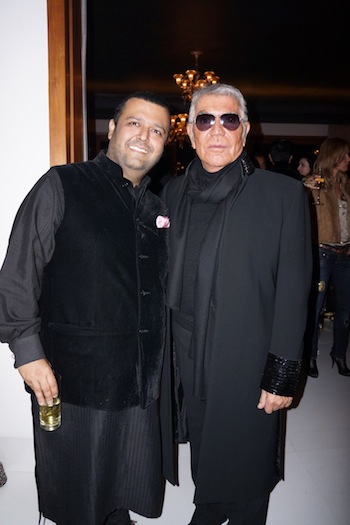 Roberto Cavalli with Manav Gangwani