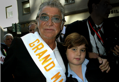 Roberto Cavalli with Robin Cavalli