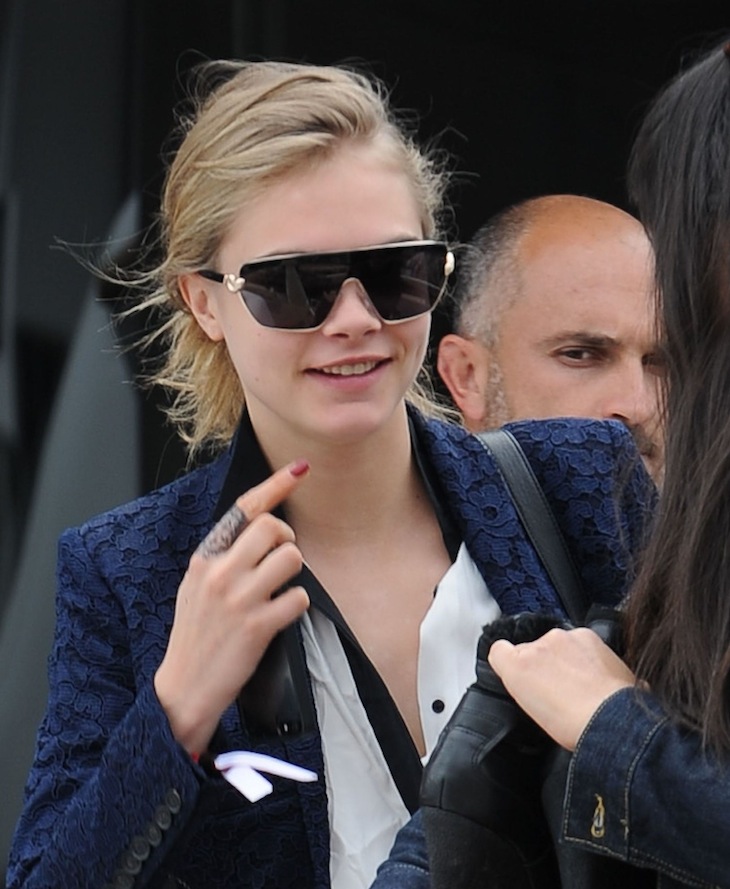 Cara Delevingne in Roberto Cavalli Eyewear