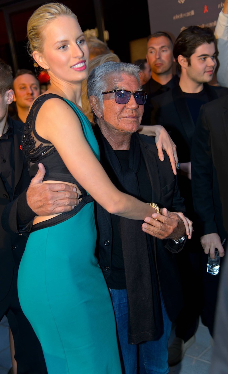 Karolina Kurkova and Roberto Cavalli