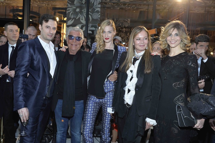 Matteo Ceccarini Roberto Cavalli Eva Riccobono Eva Cavalli Nicoletta Romanof