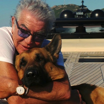 Roberto Cavalli with Lupo