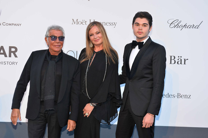 Roberto, Eva and Robert Cavalli