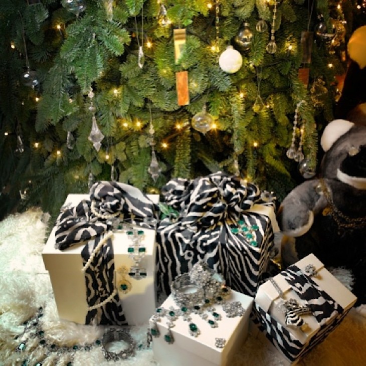 Zebra__silk_material_in__robertocavalli_present._In_the_Christmas_tree