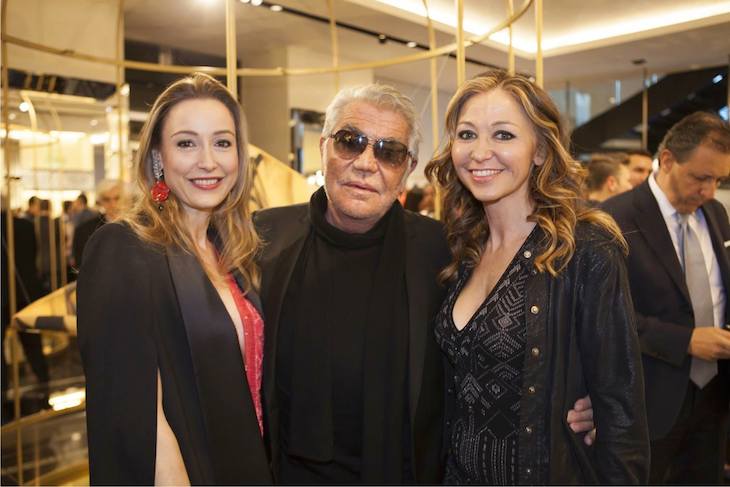 Michela Bruni Roberto Cavalli and Magda Pozzo