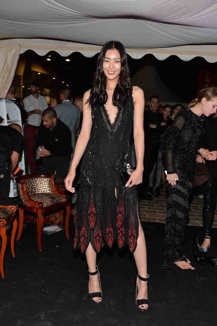 Liu Wen in Roberto Cavalli