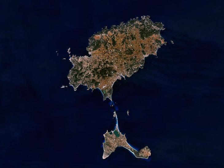 Ibiza - satellite photo