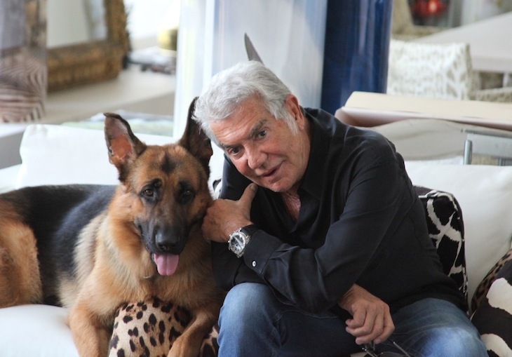 Roberto Cavalli with Lupo