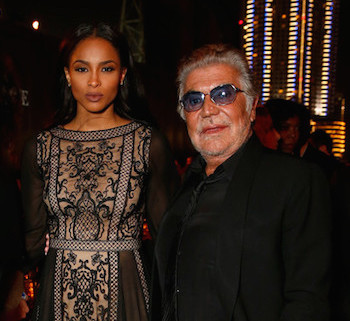 Roberto Cavalli with Ciara