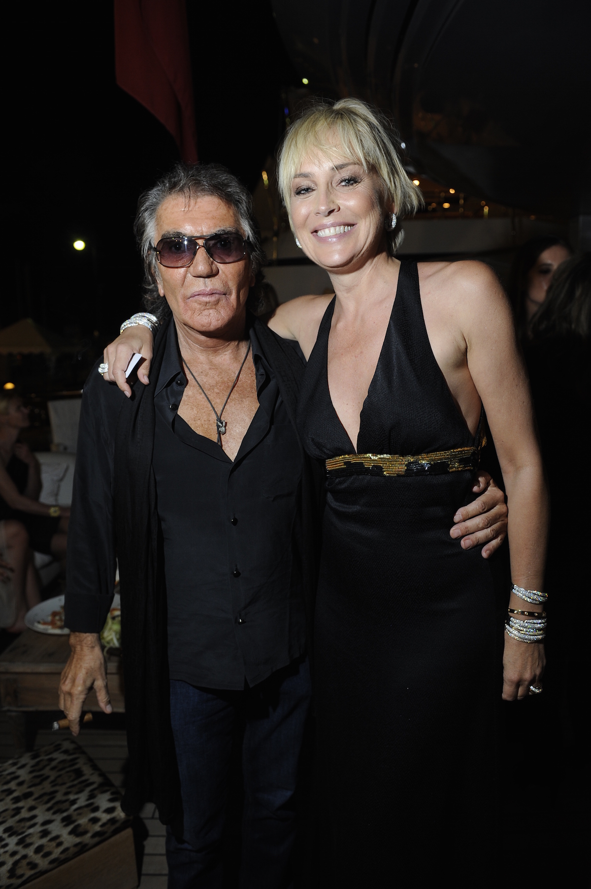 Sharon Stone e Roberto Cavalli 3